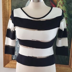 Angelica Val Stripe Blouse